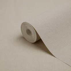 GoodHome Papier peint vinyle sur intissé Tille beige- Papier Peint