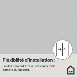 GoodHome Papier Peint<Papier peint vinyle sur intissé Aune gris clair