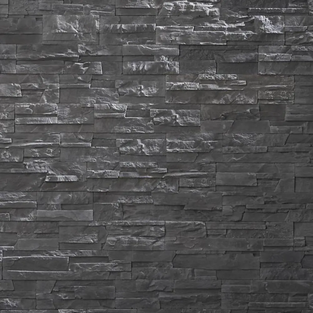 Decoon Plaquette De Parement|Plaquette De Parement<Parement imitation pierre graphite béton 0,52 m2