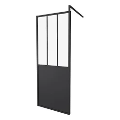 Gelco PAROI FIXE 80X200 STYLE INDUSTRIEL NOIR- Cloison Amovible