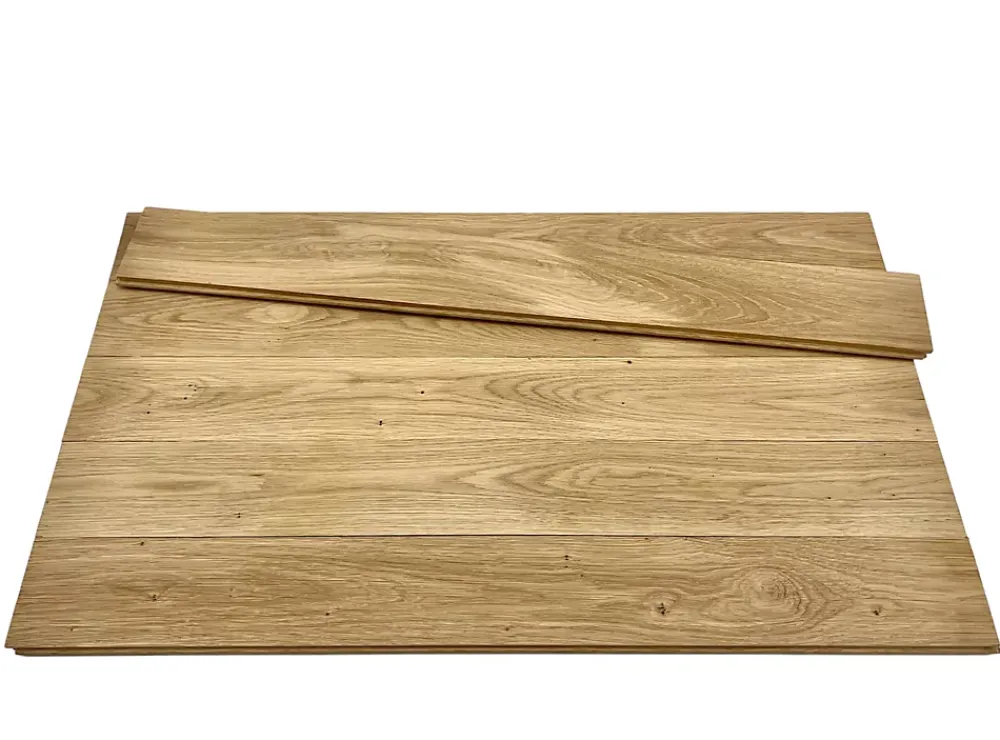 Masterbrico Parquet Massif|Voir Tous Les Parquets<Parquet chêne massif huilé naturel Ep. 16mm, l.90mm, long.400 à 1000mm sans noeuds et sans aubiers - Qualité premium