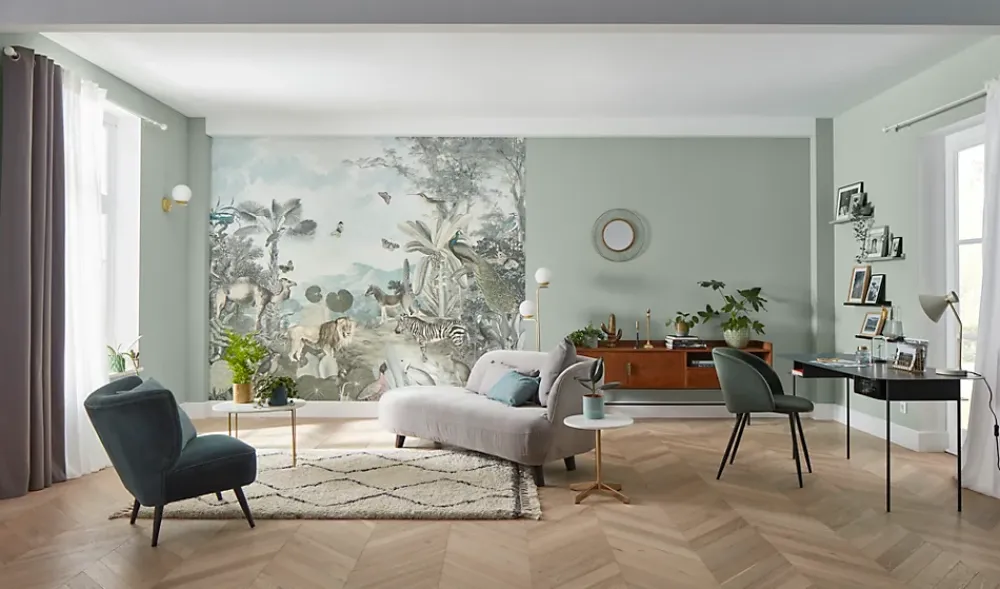 GoodHome Voir Tous Les Parquets|Parquet Contrecollé<Parquet contrecollé à coller point de hongrie en chêne Eslov finition vernis mat coloris naturel L.54 x l.9 x ép.1,4 cm