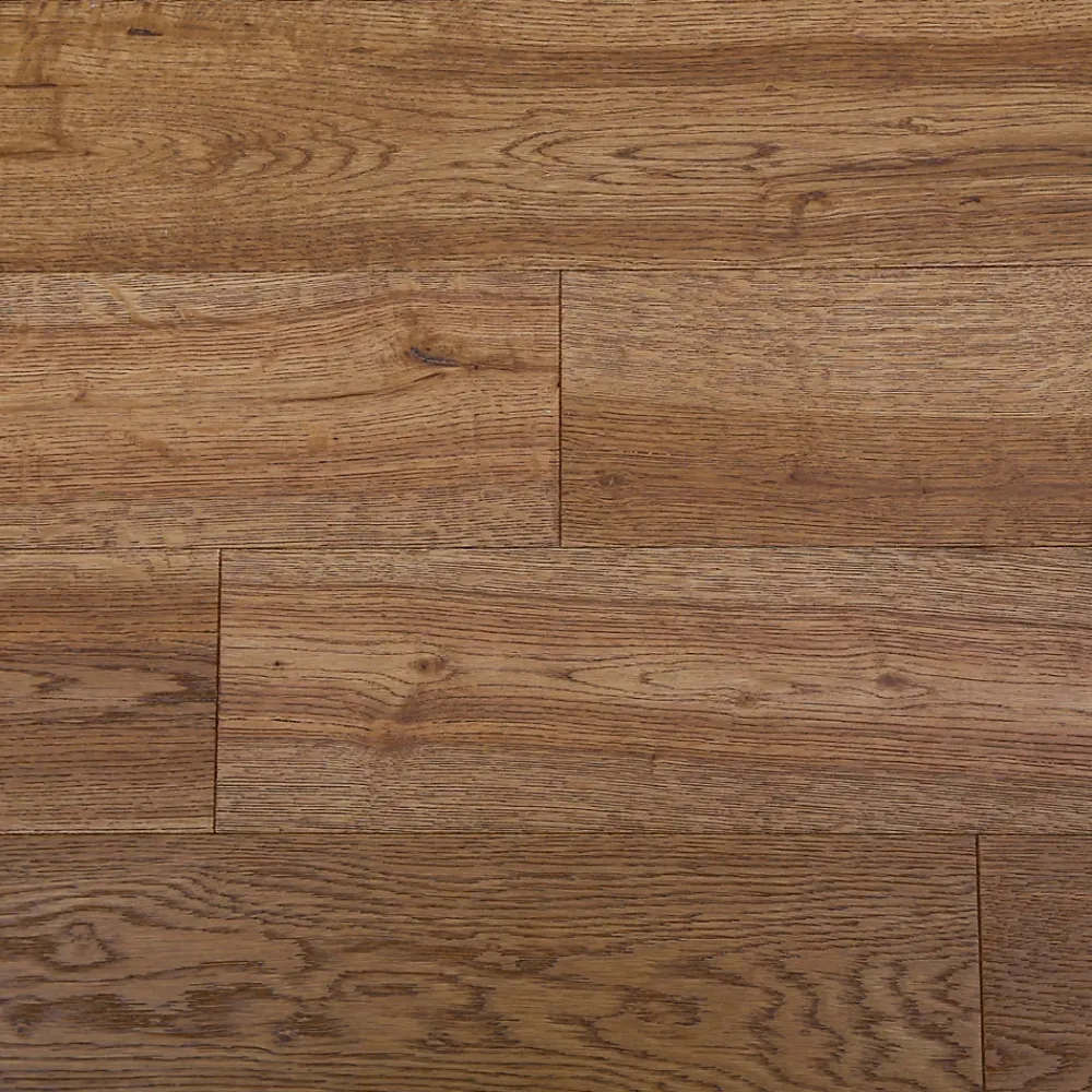 GoodHome Parquet contrecollé clipsable Skara M en chêne verni brun rustique- Parquet Contrecollé|Voir Tous Les Parquets