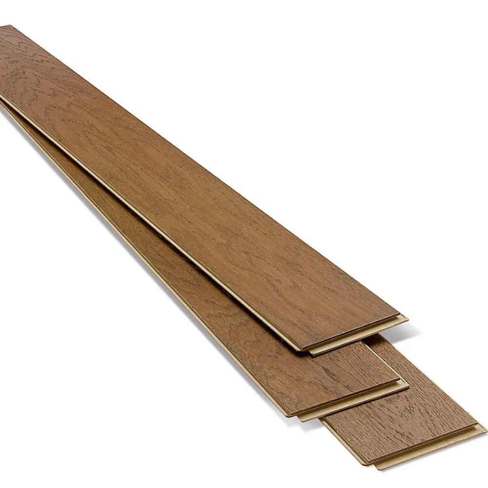 GoodHome Parquet contrecollé clipsable Skara L en chêne huilé rustique compatible pièces humides- Parquet Contrecollé|Voir Tous Les Parquets