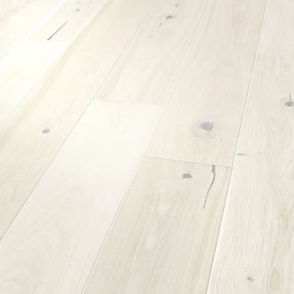 GoodHome Parquet Contrecollé|Voir Tous Les Parquets<Parquet contrecollé clipsable Belve M en chêne verni blanc
