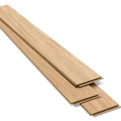 GoodHome Parquet Contrecollé|Voir Tous Les Parquets<Parquet contrecollé clipsable Padillac L 119cm en chêne français verni naturel