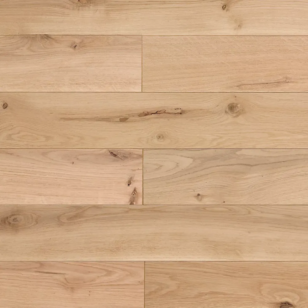 GoodHome Parquet Contrecollé|Voir Tous Les Parquets<Parquet contrecollé clipsable Padillac L 119cm en chêne français verni naturel