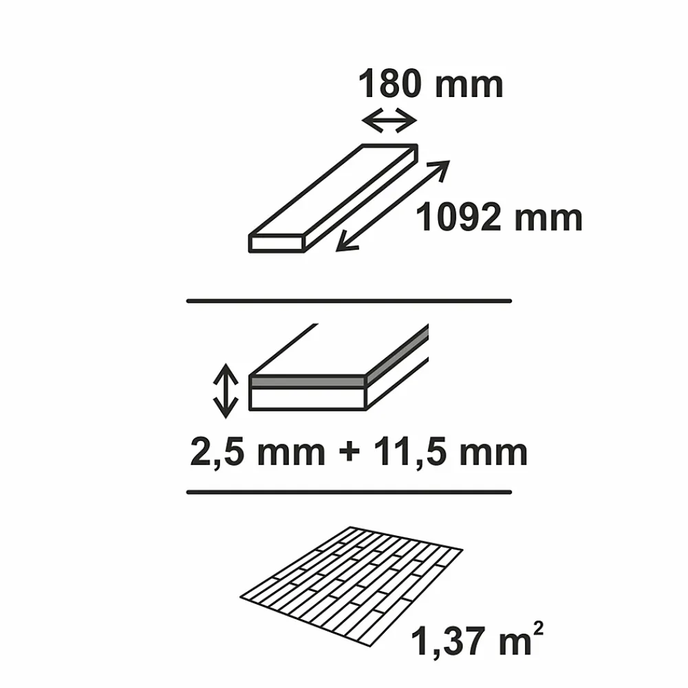 GoodHome Parquet Contrecollé|Voir Tous Les Parquets<Parquet contrecollé clipsable Visby XL en chêne verni blond rustique