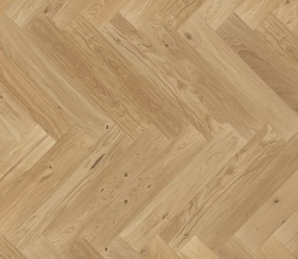 Parquet contrecollé clipsable bâton rompu en chêne marron rustique mat l.13,9 x L.80 cm x ép.14 mm- Parquet Contrecollé|Voir Tous Les Parquets