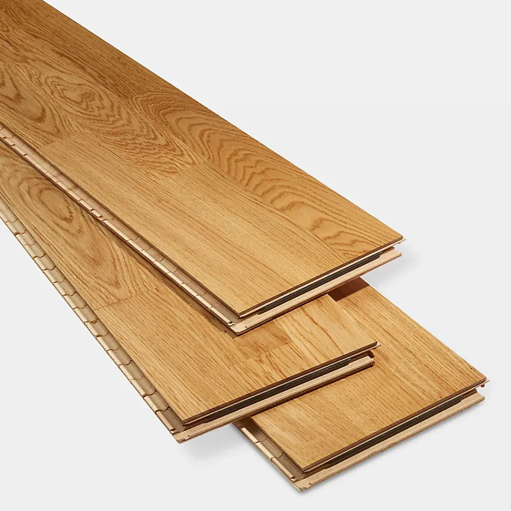 GoodHome Parquet Contrecollé|Voir Tous Les Parquets<Parquet contrecollé clipsable Elkins XXL en chêne verni aspect naturel