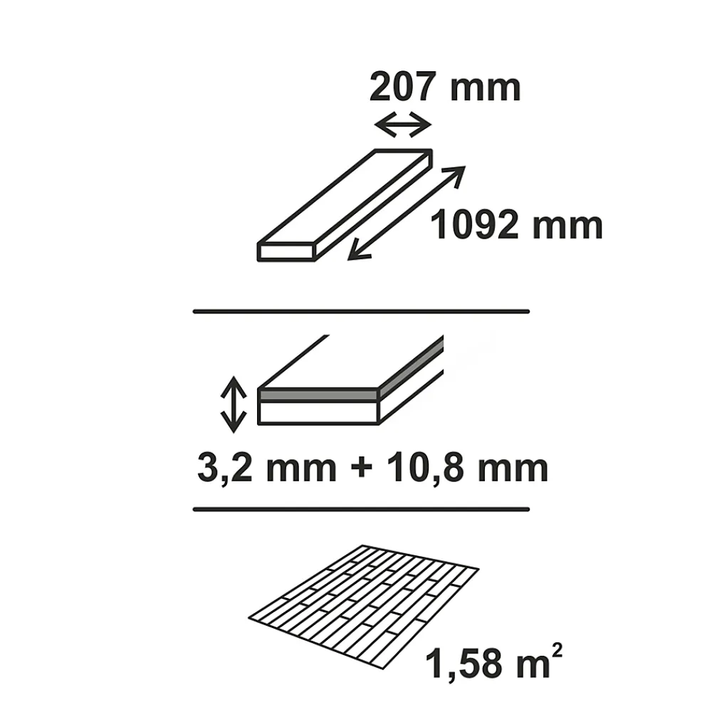 GoodHome Parquet Contrecollé|Voir Tous Les Parquets<Parquet contrecollé clipsable Elkins XXL en chêne verni aspect naturel