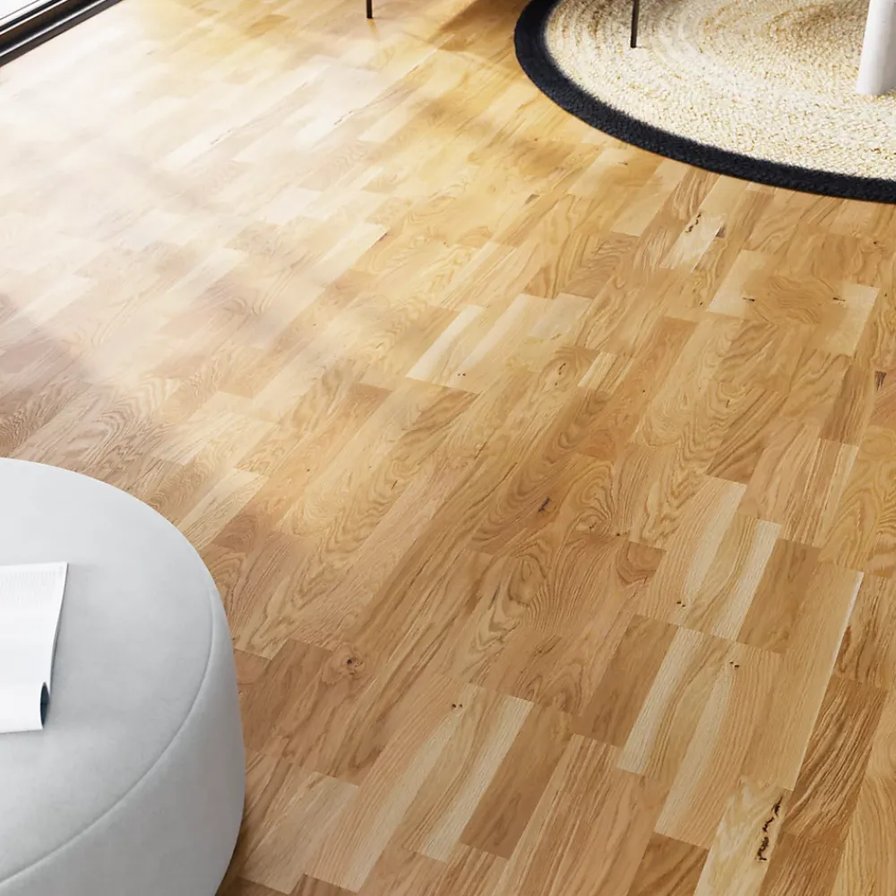 GoodHome Parquet Contrecollé|Voir Tous Les Parquets<Parquet contrecollé clipsable Elkins XXL en chêne verni aspect naturel