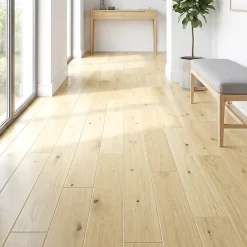 GoodHome Parquet Contrecollé|Voir Tous Les Parquets<Parquet contrecollé clipsable Lulea M en chêne verni naturel rustique