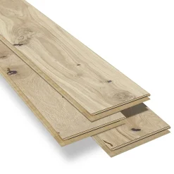 GoodHome Parquet Contrecollé|Voir Tous Les Parquets<Parquet contrecollé clipsable Lulea M en chêne verni naturel rustique