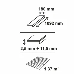 GoodHome Parquet contrecollé clipsable Lulea XL en chêne vernis naturel rustique- Parquet Contrecollé|Voir Tous Les Parquets