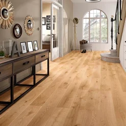 GoodHome Parquet Contrecollé|Voir Tous Les Parquets<Parquet contrecollé clipsable Marigny XL 200 cm en chêne français verni blond
