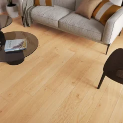 GoodHome Parquet Contrecollé|Voir Tous Les Parquets<Parquet contrecollé clipsable blond mat l.18 x L.109,2cm x ép. 14mm , Visby