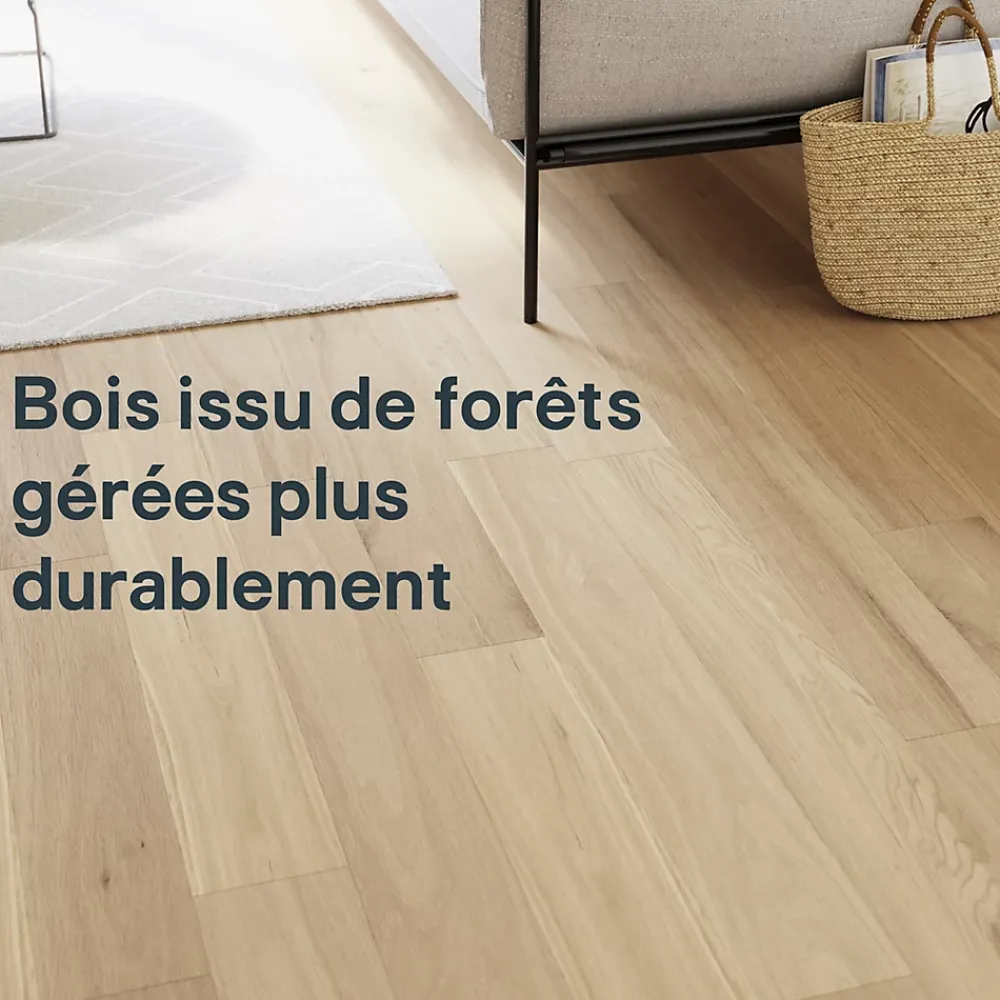 GoodHome Parquet Contrecollé|Voir Tous Les Parquets<Parquet contrecollé clipsable Lulea M en chêne huilé naturel