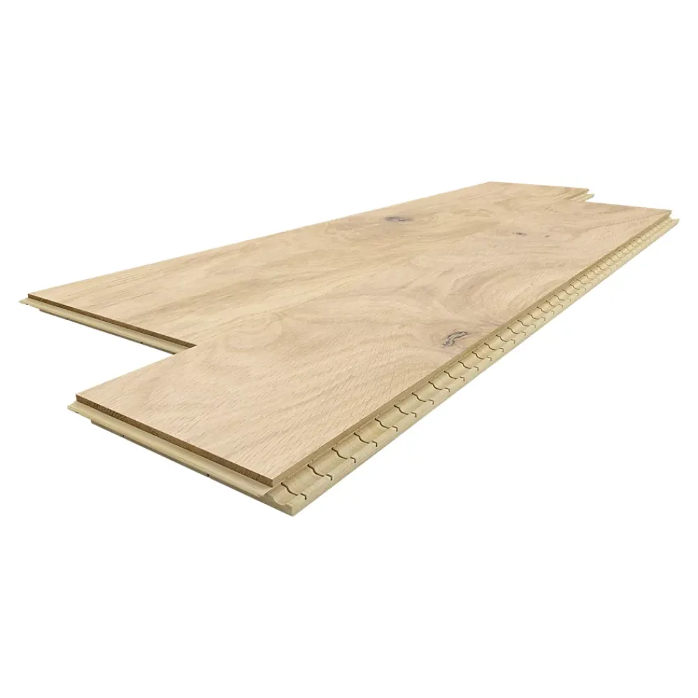 GoodHome Parquet Contrecollé|Voir Tous Les Parquets<Parquet contrecollé clipsable beige chaud mat l.13 x L.109,2cm x ép. 14mm , Lulea