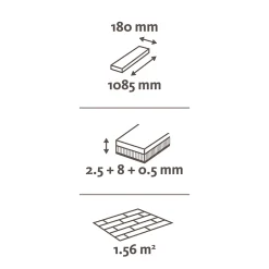 GoodHome Parquet contrecollé clipsable Goodsir XL en chêne verni coloris naturel- Parquet Contrecollé|Voir Tous Les Parquets