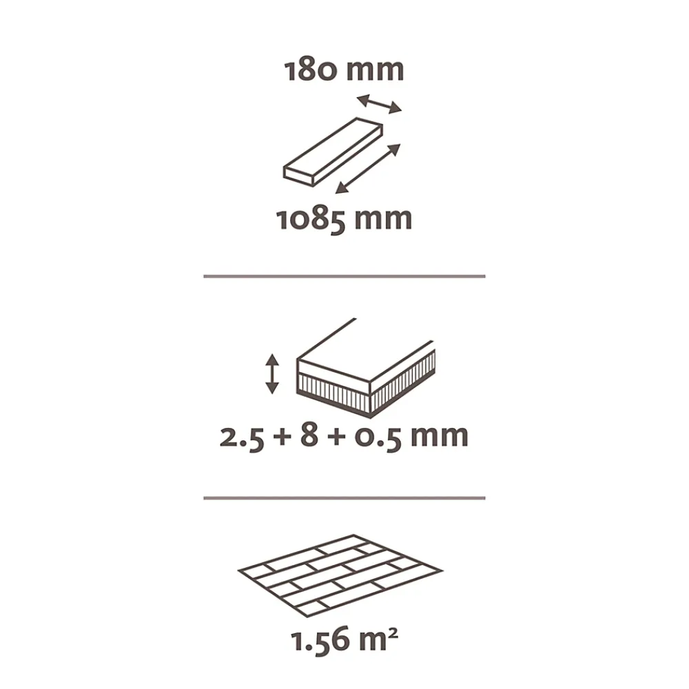 GoodHome Parquet contrecollé clipsable Goodsir XL en chêne verni coloris naturel- Parquet Contrecollé|Voir Tous Les Parquets