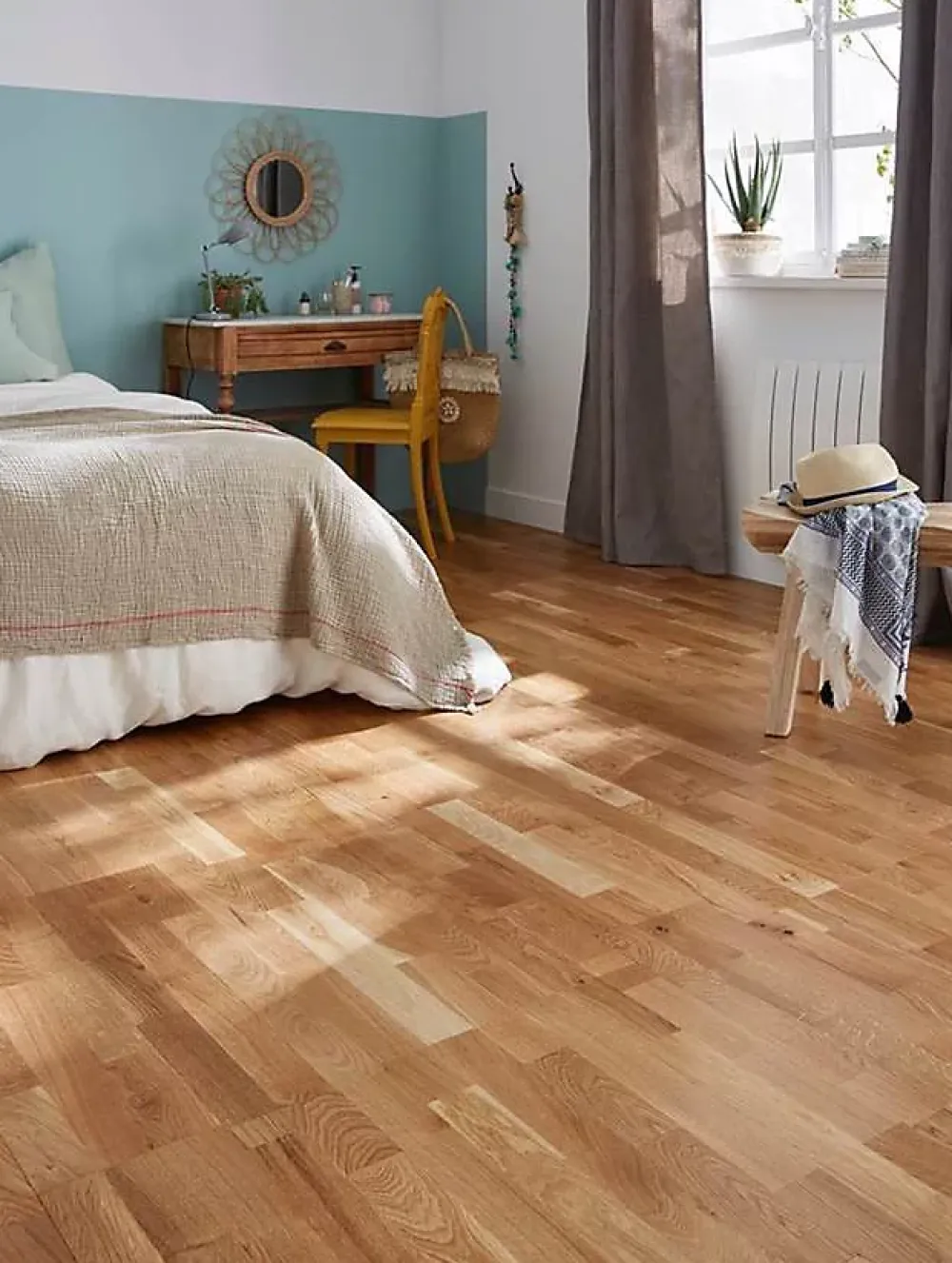 GoodHome Parquet Contrecollé|Voir Tous Les Parquets<Parquet contrecollé clipsable Bishorn XXL en chêne verni aspect naturel