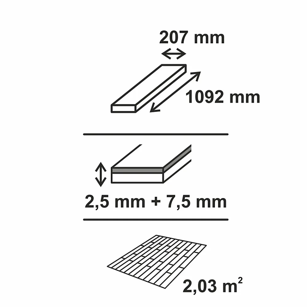 GoodHome Parquet Contrecollé|Voir Tous Les Parquets<Parquet contrecollé clipsable Bishorn XXL en chêne verni aspect naturel