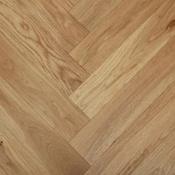 GoodHome Parquet contrecollé clipsable Visby bâtons rompus en chêne huilé blond- Parquet Contrecollé|Voir Tous Les Parquets