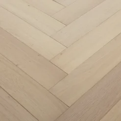 GoodHome Parquet Contrecollé|Parquet Chevron<Parquet contrecollé clipsable Lulea bâtons rompus en chêne huilé coloris naturel
