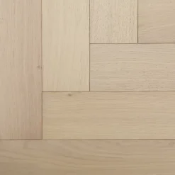 GoodHome Parquet Contrecollé|Parquet Chevron<Parquet contrecollé clipsable Lulea bâtons rompus en chêne huilé coloris naturel