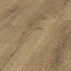 Décoweb Parquet flottant Stratifié - Cuisine et salle de bain - Lames larges - Chêne Capri - Paquet de 1,962 m²- Sol Stratifié