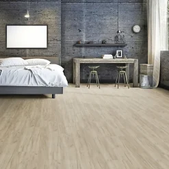 Décoweb Sol Stratifié<Parquet flottant Stratifié - Cuisine et salle de bain - Lames larges - Chêne Tahiti - Paquet de 1,507 m²