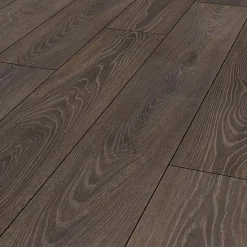 Décoweb Parquet flottant Stratifié - Cuisine et salle de bain - Lames larges - Chêne Cocoa - Paquet de 1,507 m²- Sol Stratifié