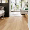 GoodHome Parquet massif à clipser Lulea M en chêne verni naturel- Voir Tous Les Parquets|Parquet Massif