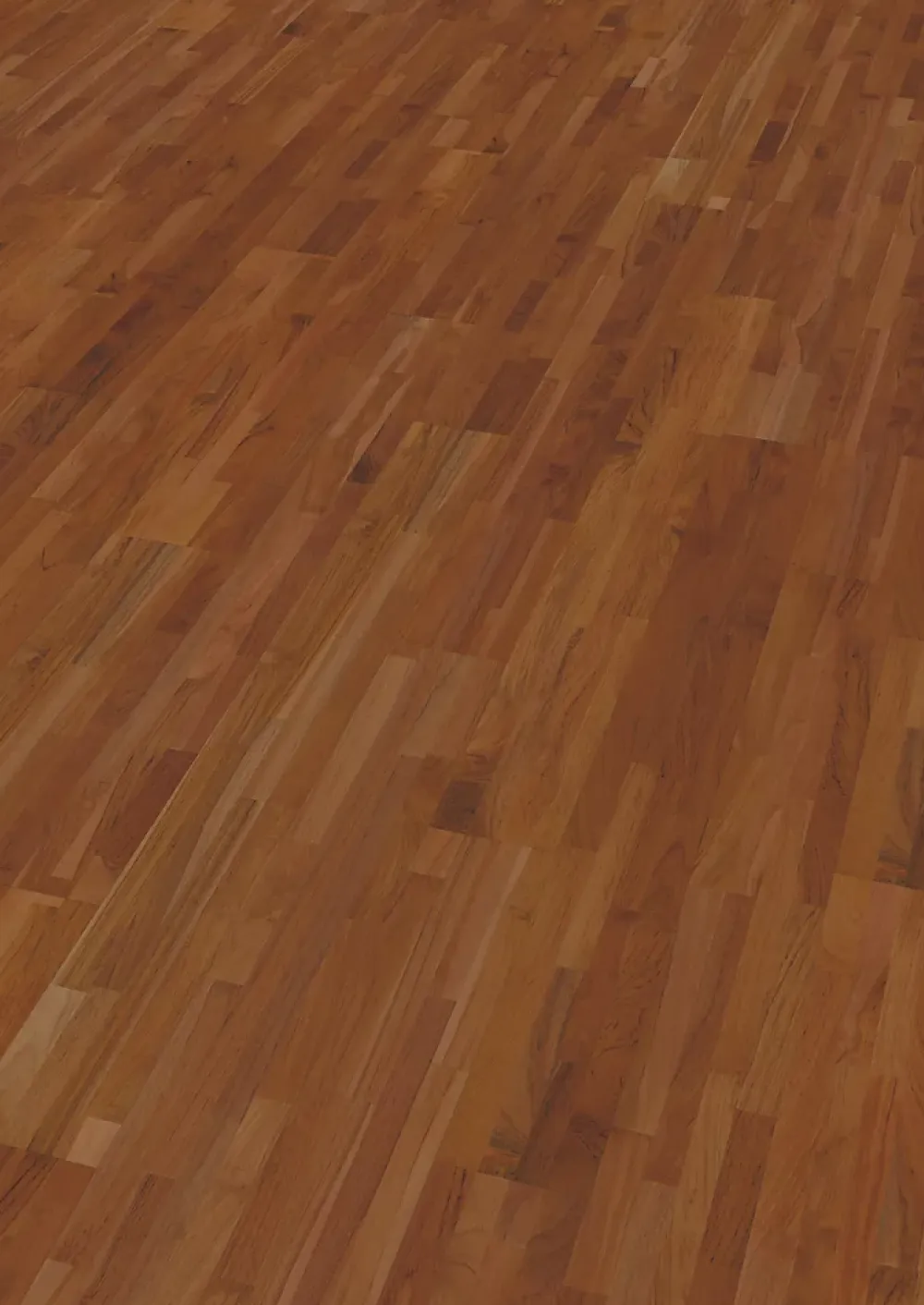 Parquet massif à coller 4 frises en teck verni- Parquet Massif|Voir Tous Les Parquets