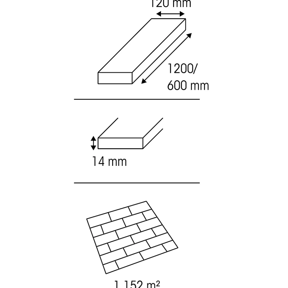 GoodHome Parquet massif à coller Dryby M en frêne huilé blond compatible pièces humides- Parquet Massif|Voir Tous Les Parquets