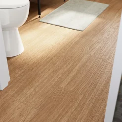 GoodHome Parquet massif à coller Dryby M en frêne huilé blond compatible pièces humides- Parquet Massif|Voir Tous Les Parquets