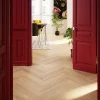 GoodHome Parquet massif à coller Lulea bâtons rompus en chêne huilé naturel- Parquet Massif|Voir Tous Les Parquets