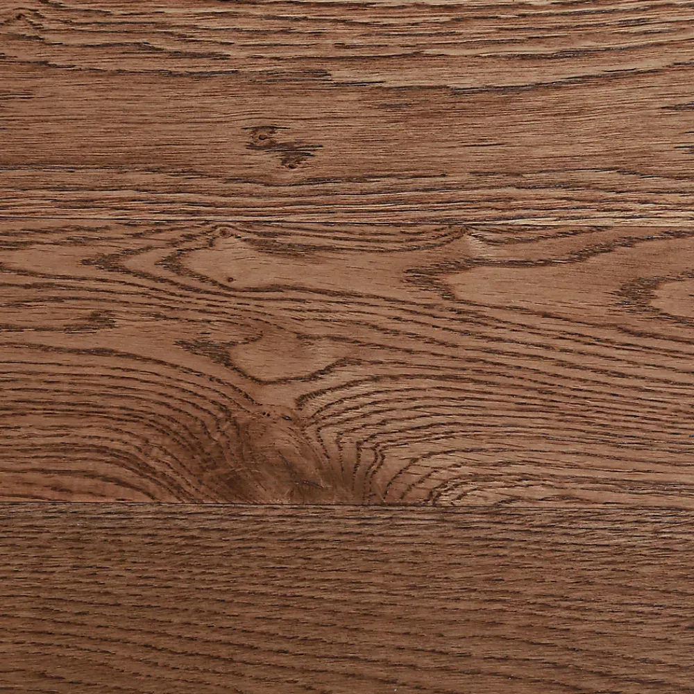GoodHome Parquet massif à coller Skara S en chêne verni brun- Parquet Massif|Voir Tous Les Parquets