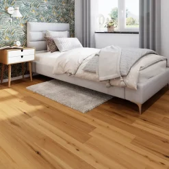 GoodHome Parquet Massif|Voir Tous Les Parquets<Parquet massif à coller Visby S en chêne huilé blond