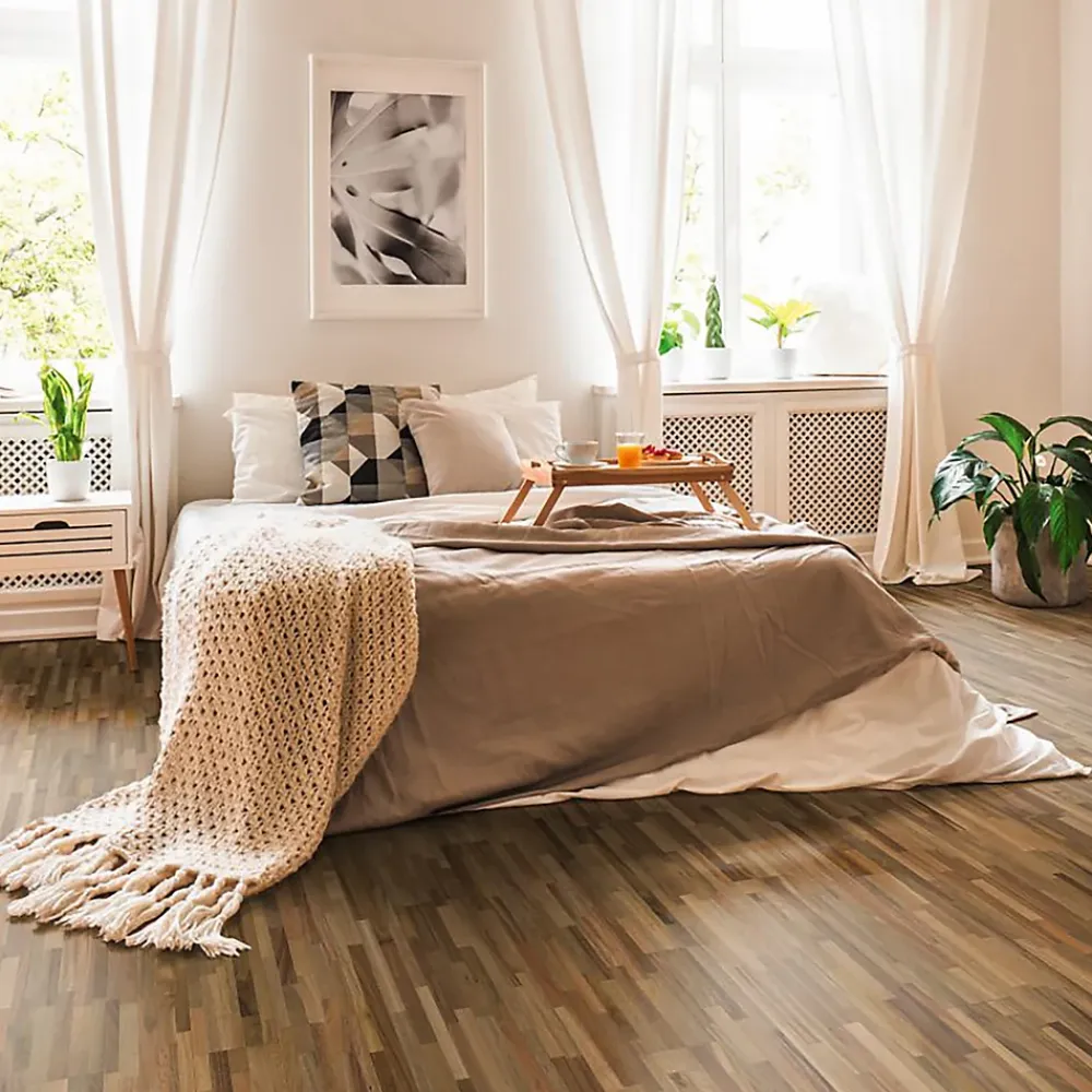Woodbord Parquet Massif|Voir Tous Les Parquets<Parquet Massif Bois d'Acacia Verni Naturel - 15x150x1200mm - 1,08 m² - Bois Exotique 5 Frises