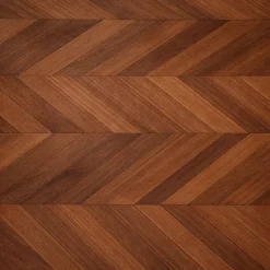 Dileci Parquet massif chêne français, Point de Hongrie / Chevron 600x120x15 mm, Teinte foncée Élégante -- Parquet Chevron|Voir Tous Les Parquets