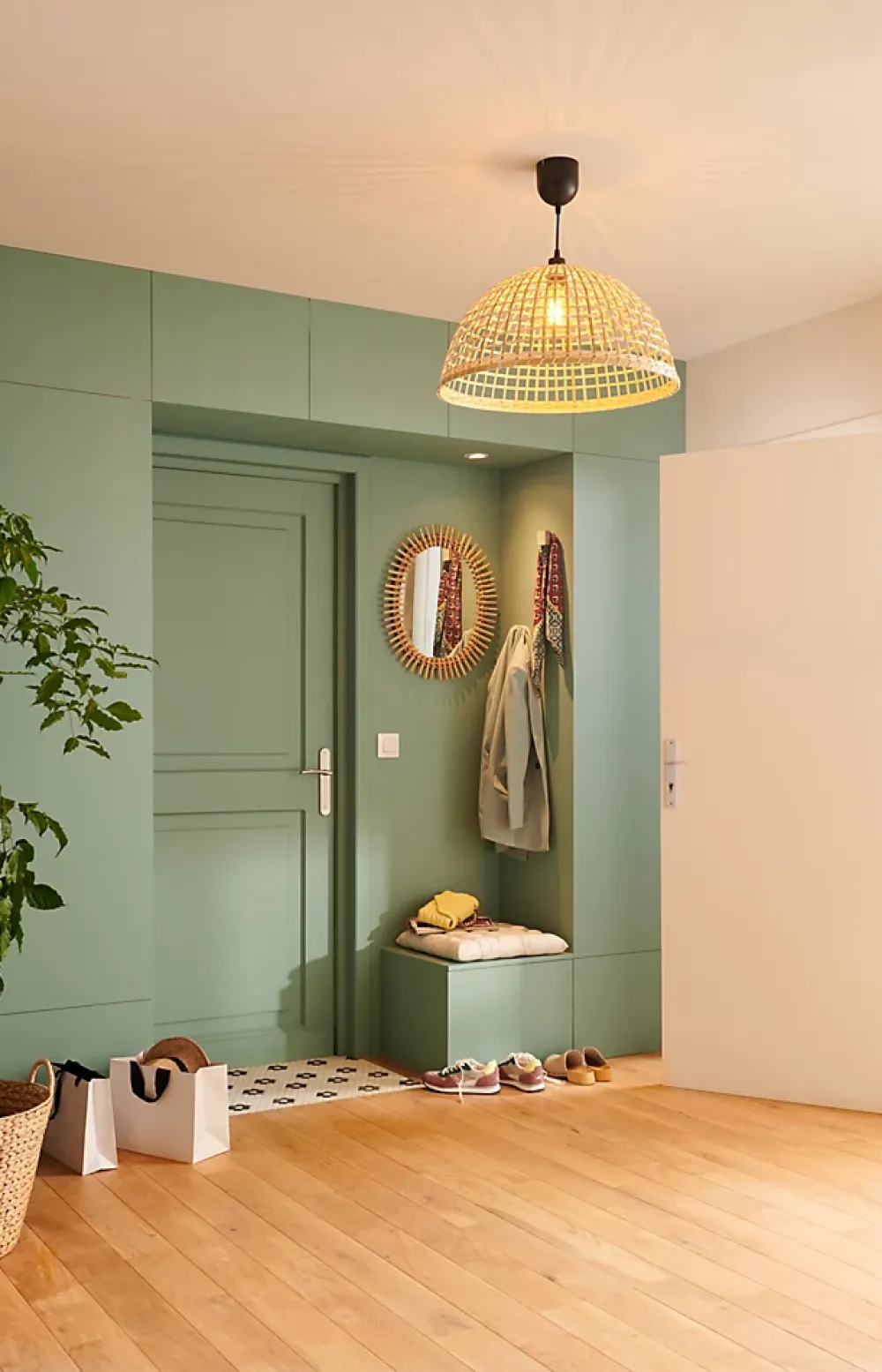 GoodHome Voir Tous Les Parquets|Parquet Massif<Parquet massif clipsable en chêne Laholm finition vernis mat coloris naturel