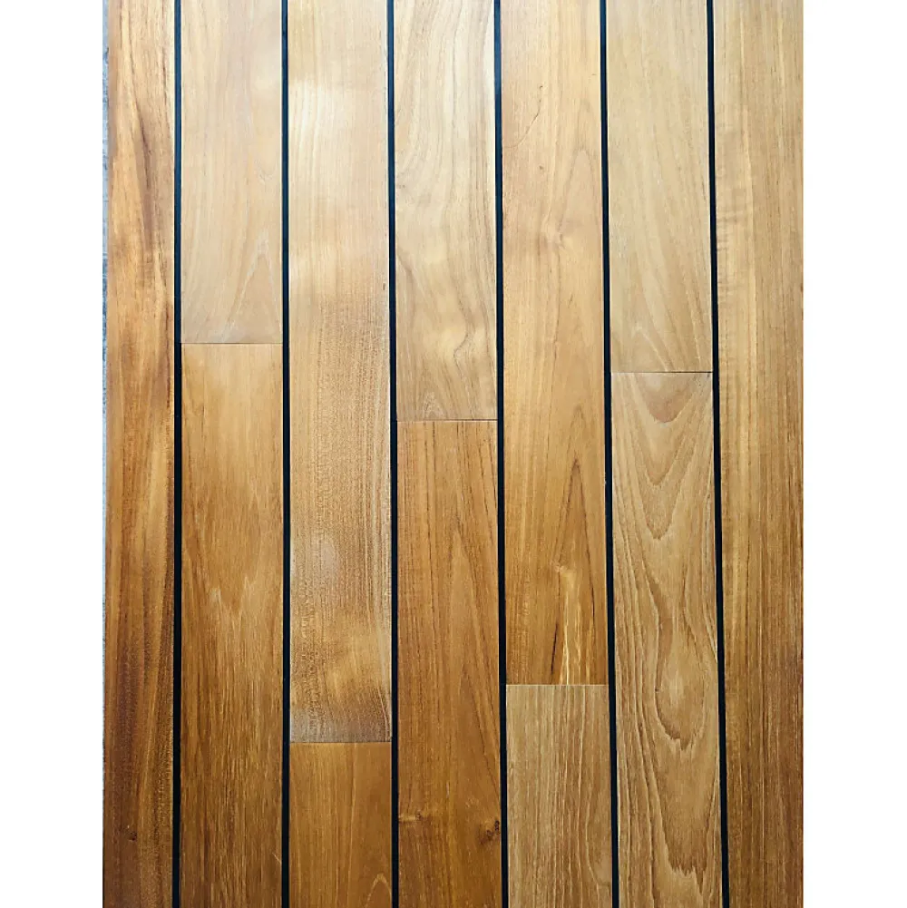 Aelle Carrelage Parquet pont de bateau avec joint de PU intégré en teck indonésien massif INES- Parquet Massif|Voir Tous Les Parquets