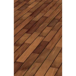 Aelle Carrelage Parquet Massif|Voir Tous Les Parquets<Parquet pont de bateau avec joint de PU intégré en Acajou STEPHANIE