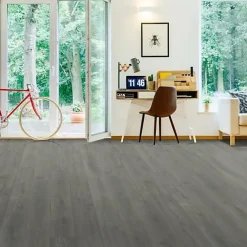 Décoweb Parquet Stratifié KronoSwiss - Chêne naturel Coal - Clic 5G - Paquet de 2,131 m²- Sol Stratifié