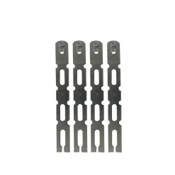 Acbat Pattes de fixation pour fenêtre et baie vitrée coulissante alu (lot de 4)- Accessoire Pour Fenêtre
