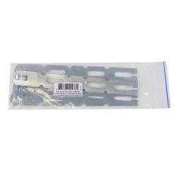 Acbat Pattes de fixation pour fenêtre et baie vitrée coulissante alu (lot de 4)- Accessoire Pour Fenêtre