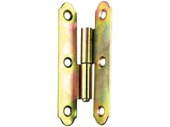 QCL Paumelle espagnole droite bichromatée 100 x 50 mm- Accesoire Pour Volet