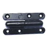 QCL Paumelle noire ronde Afbat 80 x 45 mm droite- Accesoire Pour Volet